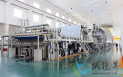 山东金蔡伦纸业PM18开机成功